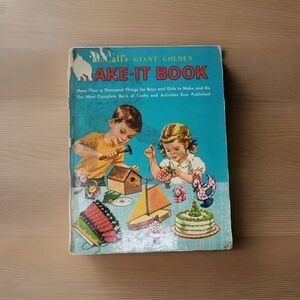 McCall's Make It Book Giant Golden Children's Craft Activities Vintage 1953 Kids